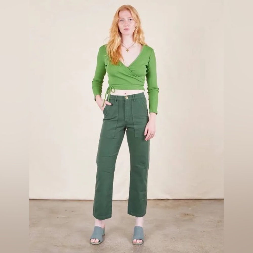 Big Bud Press Work Pants, Emerald Green
